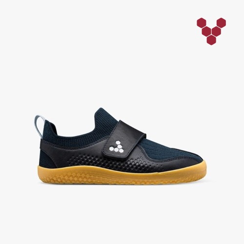 Vivobarefoot Primus Knit II Svart Joggesko Barn [2-SHXW]